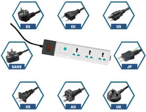Ổ cắm wifi 5m điều khiển qua mạng internet 2500W - 10A ~250V Rạng Đông 3 ổ dây 5m OC02.WF 3C/5M/10A