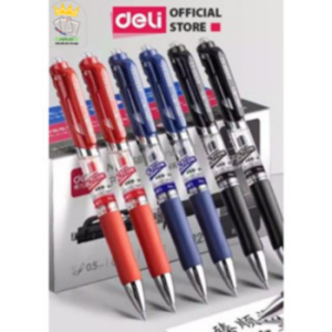 Bút Gel Bấm Bút Bi Nước Deli Ngòi 0.5mm.