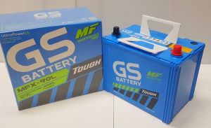 GS MFX90L (85D26L) 12V.80Ah รถปิคอัพ : VIGO FORTUNER INNOVA D-MAX MU-X TRITON NAVARA etc. แบตเตอรี่รถยนต์ สินค้าใหม่ แกะกล่องใช้งานได้ทันที