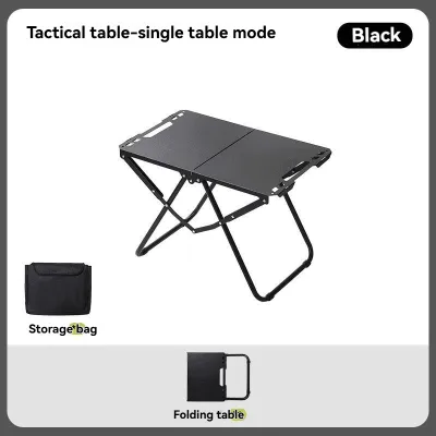 ISSI Diary Foldable Camping Table Heavy Duty Carbon Steel Outdoor Picnic Desk Portable Hiking BBQ Fishing Equipment [COD Free Shipping]