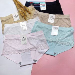 Quần lót nữ Chip đúc su phối ren mềm co giản mặc thoải mái ZH Forever 839 freesize L lưng cao vừa