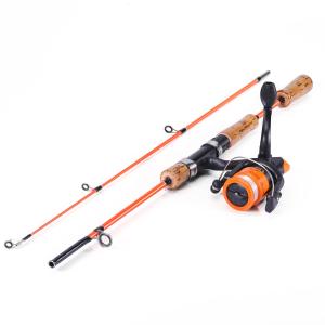 Sougayilang Fishing Set 2 Section Super Strong Fishing Rod with 800# Series Spinning Reel with 60m Spare Fishing Line