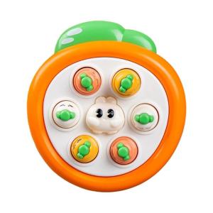 Interactive Whack Mole Game Machine Featuring Adorable Carrot Theme For Family Bonding Time