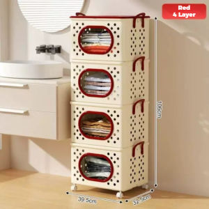Foldable Laundry Basket Waterproof Stackable Bathroom Large Size Storage Basket for Dirty Clothes Home Use