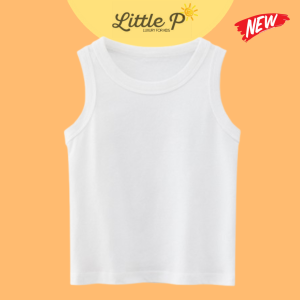 พร้อมส่ง ใหม่ ! เสื้อกล้ามเด็กชาย เสื้อแขนกุดกลมเด็ก ปี 2024 อายุ​ 1-6 ปี By Little.P