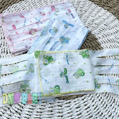 6 / 12 PCS Gurita Tali Sablon Bayi Baru Lahir Newborn DNW Baby