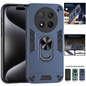 Military Armor Shockproof Case for Honor Magic 8 7 Lite Magic8 Magic7 Pro X9d X9c Protective Cover Ring Stand Holder Funda Coque
