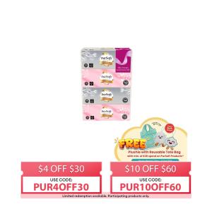 Pursoft Satin Soft 3-Ply Facial Tissue - 4 Soft Pack
