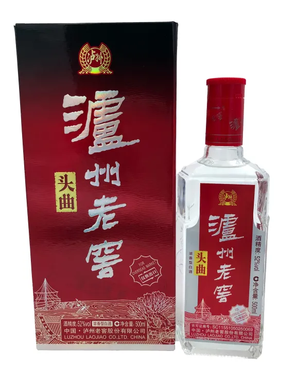 中国酒 白酒 Luzhou Laojiao 52% Baijiu 500ml-