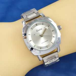 PROMO✅ORIGINAL WATCH Fashion WANITA Premium TERLARIS Jam Tangan Kasual ANALOG Mewah GUOU New VA12021W Series RANTAI |STAINLESS STEEL| Diameter : 35 cm TANGGAL AKTIF ✔️ Free BOX Exclusive & BATERAI Cadangan WATER RESIST 100 M [TAHAN AIR] DIPAKAI BERENANG✅