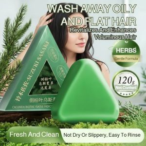 Herbal Anti Hair Loss Soap Thuja Hair Growth Formula Solid Shampoo Bar For Oily Scalp and Hair Fall Control Fast Ship