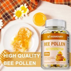 Bee Pollen 3520mg - with Royal Jelly Propolis Black Pepper - Enhance Immunity
