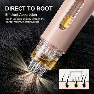 SEJUE4373 Multi-Function Mini Portable Head Applicator Anti-Frizz Hair Care Massage Guide Liquid Comb Salon Accessory Scalp Nourish Hair Firming Applicator Women