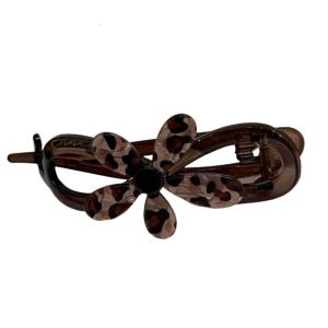 Women Leopard Pattern Hair Claw Clip Gentle Secure Hair Grip Ponytail Holder For Women Girl Hair Styling Essential