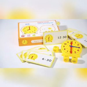 Alat Pembelajaran Jam Model Muka Jam Kanak Kanak Set Belajar Waktu Sekolah Rendah Kit Pendidikan Clock Learning Tool Kids Time Teaching Model Primary School Clock Face Three Hand Time Learning Kit 钟表小学教具钟面模型时钟学习三针联动认识时间学具一二年级专用 E152