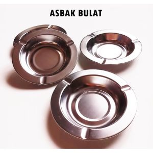 Asbak Stainless - Asbak Bulat - Asbak Rokokk - ShennyStore