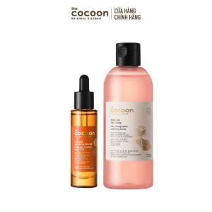 COMBO 1 Tinh chất nghệ Hưng yên C22 - 22% Vitamin C 30ml + 1 Bigsize Nước sen Hậu Giang Cocoon 310ml