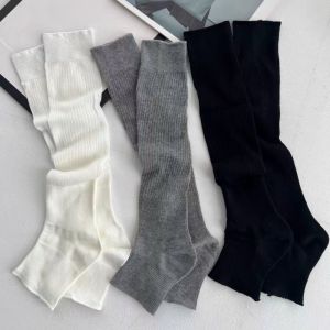 FGVDV Solid Color JK Calf Socks Ultra-Thin Lolita Mid-tube Stocking Fashion Open Toe Knee High Socks Women