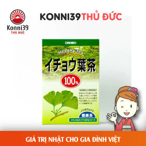 TRÀ LÁ BẠCH QUẢ HỖ TRỢ BỔ NÃO ORIHIRO (HỘP 26 TÚI LỌC)