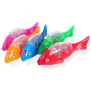 Electronic Fish Led Dancing Fish Toy for w/ Flashing Light Stage Props Outdoor Indoor Summer for Play Toy Glow at Dark K