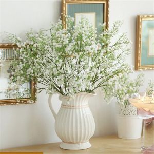 1/3/10pcs Artifical Gypsophila Baby Breath Artificial Flowers Bouquet Flower Arrangement Fake Flowers for DIY Wreath Home Wedding Party Decor