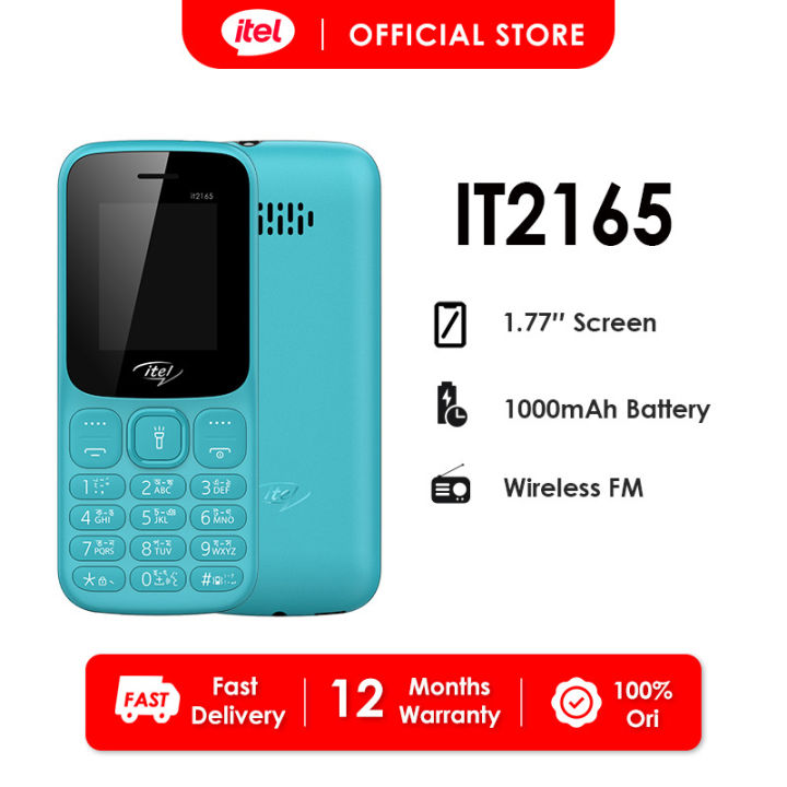 Itel 2165 Basic Cellphone Dual Sim Original (Keypad) 1.77