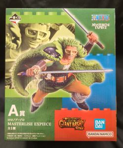 In Stock Bandai Genuine Ichiban Kuji Roronoa Zoro A Prize MASTERLISE EXPIECE Figure Modle Toy gifts