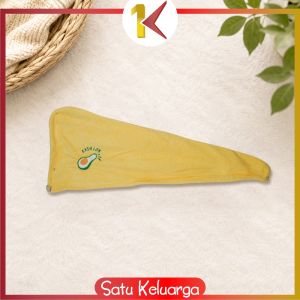 SK-C931 Handuk Keramas Pengering Rambut Wanita Karakter Bahan Microfiber Cepat Kering / Handuk