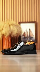 TEMU รองเท้าหนังผู้ชายระดับสูงจากเอเชียตะวันออกเฉียงใต้ รองเท้าหนังธุรกิจทางการและลำลองสำหรับผู้ชาย สไตล์เจ้าบ่าวอังกฤษ [ จัดส่งฟรี ]