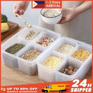 4 Lid Thickened Refrigerator Storage Box Frozen Meat Compartment Food Sub-packed Crisper Container
