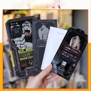 Kính Cường lực KingKong 9D siêu cứng mượt hạn chế bám vân tay cho 15 ProMax 14 Promax 13 ProMax 13 Pro 12 Pro Max 11 Pro Max Xs X Xr-PHỤ KIỆN TOÀN CẦU