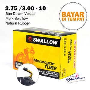 Ban Dalam Vespa 2.75-3.00 Ring 10 Selis Sepeda Listrik Vespa Merk Swallow