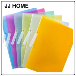 【JJ HOME】【6 Pcs】A4 Rotating File Folder Side Opening Swing Clip Document Organizer Waterproof PP 1-50 Sheets