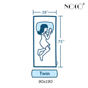 Noco® Ultra Bamboo Mattress Protector – Cooling and Waterproof for a Fresh Comfy Sleep | Anti-Mites Bed Cover