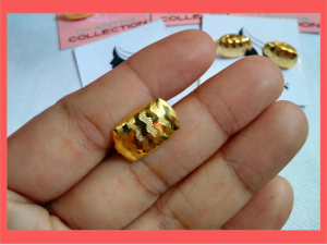 Myllyan 14K Thailand Gold Plated Clip Earrings | Non-Tarnish Geometric Design | Hypoallergenic