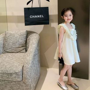 LOBER เดรสสไตล์ชาแนล ชุดเด็กผู้หญิง ชุดเจ้าหญิงเด็ก ชุดเดรสเด็กหญิง1-8ปี กระโปรงเด็กผู้หญิง ชุดเดรสเด็กผู้หญิง