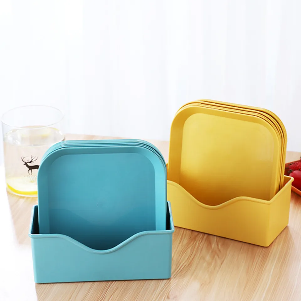 Springl Fun Kids Plates Colorful Lightweight Unbreakable Plates