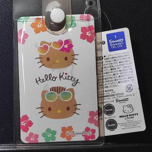 Hello Kitty กล่องเก็บของ เลือกได้ 7 แบบ Sanrio คิดตี้ผิวแทน ซัมเมอร์สดใส กล่อง/เคส/ซองซิป พกพา
