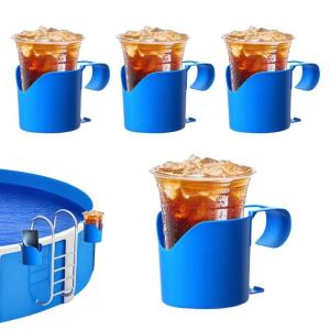 4 gói tăng gấp bốn lần hồ bơi đồ uống Kệ đa năng plastomer poolsides Rack cho bơi bồn tắm