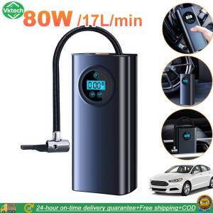 ✨Local Stock✨Electric Air Compressor Rechargeable High Precision Handheld Air Pump 1500mAh Tire Inflator for Car Motorcycle Bike Ball