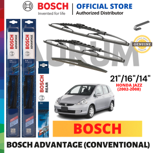 Bosch Advantage Wiper Blade set for Honda Jazz 2002-2008 (21/16/14) 3pcs