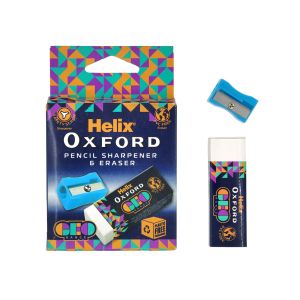 Helix OXFORD Geo Sharpener & Eraser | 2-Piece Set