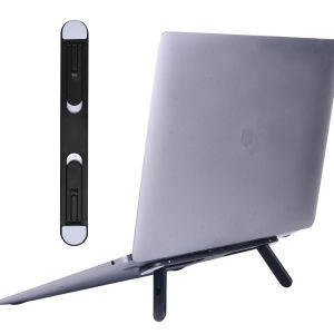 ที่วางแล็ปท็อป มินิ Stealth ที่แขวนเดสก์ท็อป ระจายความร้อน แบบพกพาและพับเก็ ได้ แป้นพิมพ์เอียง ฐานรองรับเป็นอลุมิเนียม