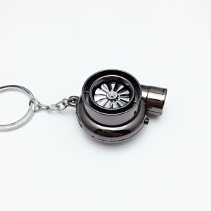 2Days🔥Malaysia Warehouse🔥Neo Turbo Keychain Mini Keyring Rainbow LED BOV Sound Turbocharger Car Drift