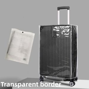 Luggage Cover Waterproof Trolley Luggage Cover 18"-30" PVC Transparent Luggage Protective Elastic Cover