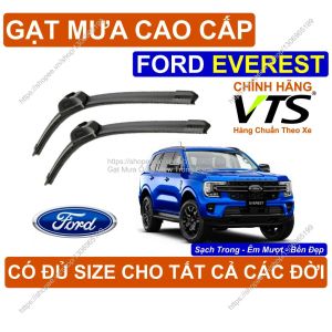 Gạt Mưa Kính Lái Cao Cấp Ford Everest Cặp G.ạt Mưa Kính Lái Ford Everest Có Đ.ủ Size Cho Các Đời Xe Ford Everest
