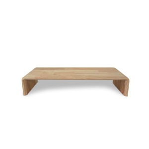 Monitor Heightening Rack Solid Wood Rubber Wood Computer Bracket Screen Based Lift Desk Storage Rack