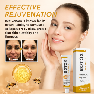 Mild Bee Venom Skin Cream Reduce Wrinkles Hydration Moisturizing Brightening Facial Treatment Balm 蜂毒去皱霜
