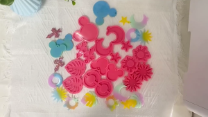DIY Silicone Mold Star Leaf Keychain Pendant Mold Necklace Earrings Mould Resin Casting Molds Decors