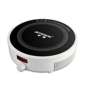 เตาแม่เหล็กไฟฟ้า 2200W มัลติฟังก์ชั่น ควบคุมอุณหภูมิหลายความเร็ว การกำหนดเวลาอัจฉริยะ ใช้ในครัวเรือน ขนาดเล็ก เครื่องใช้ในครัว สำหรับหม้อทำอาหาร